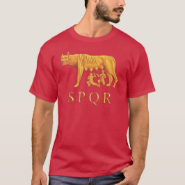 Camiseta Romulus, Remus, e t-shirt romanos do gráfico do