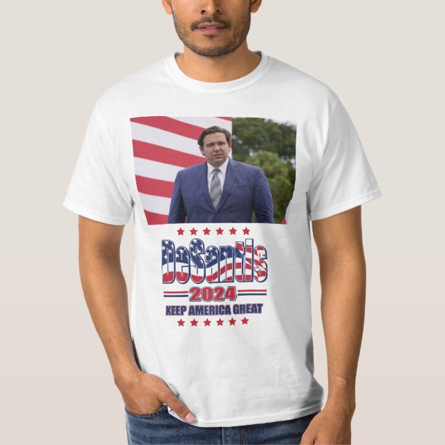 Camiseta Ron de Santis para o Presidente 2024 (Frente)