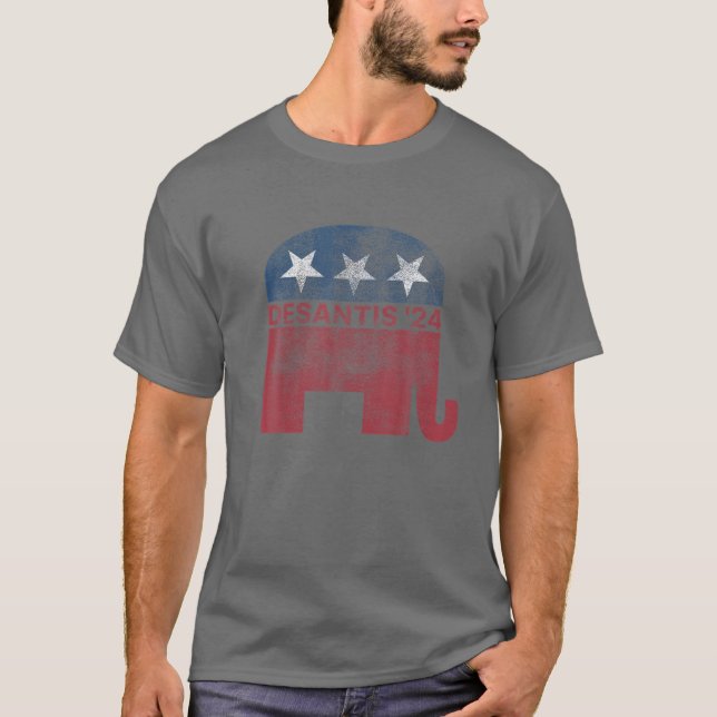 Camiseta Ron Desantis 2024 Vintage Desantis 2024 (Frente)