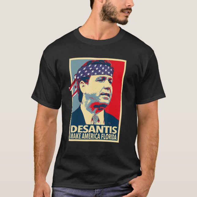 Camiseta Ron Desantis Make America Florida (Frente)
