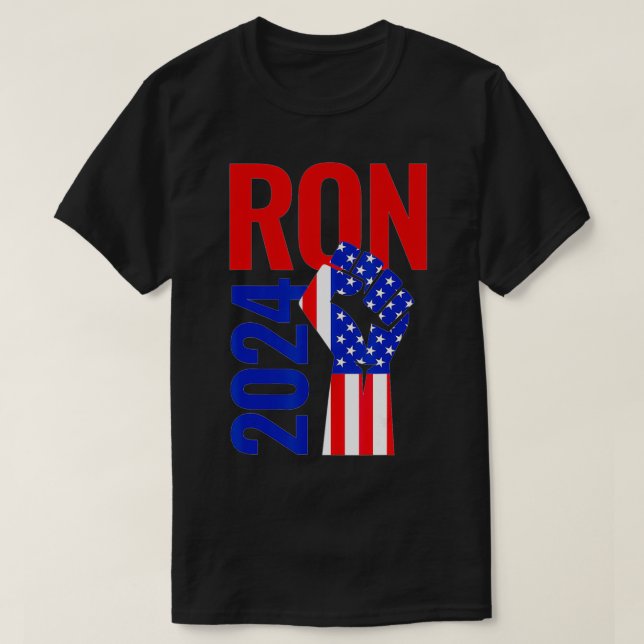 Camiseta Ron Desantis para a Campanha Desantis 2024 (Frente do Design)
