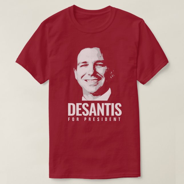 Camiseta Ron Desantis para Presidente (Frente do Design)