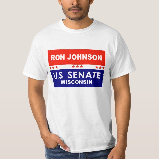 Camiseta Ron Johnson Senado dos EUA, Wisconsin, 2022 (Frente)