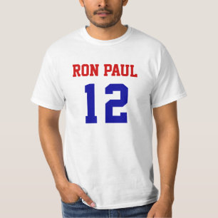 CAMISETA RON PAUL 12 VALOR T-SHIRT