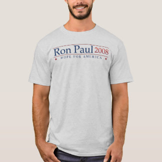 Camiseta Ron Paul 2008 revoluções (cinzentas)