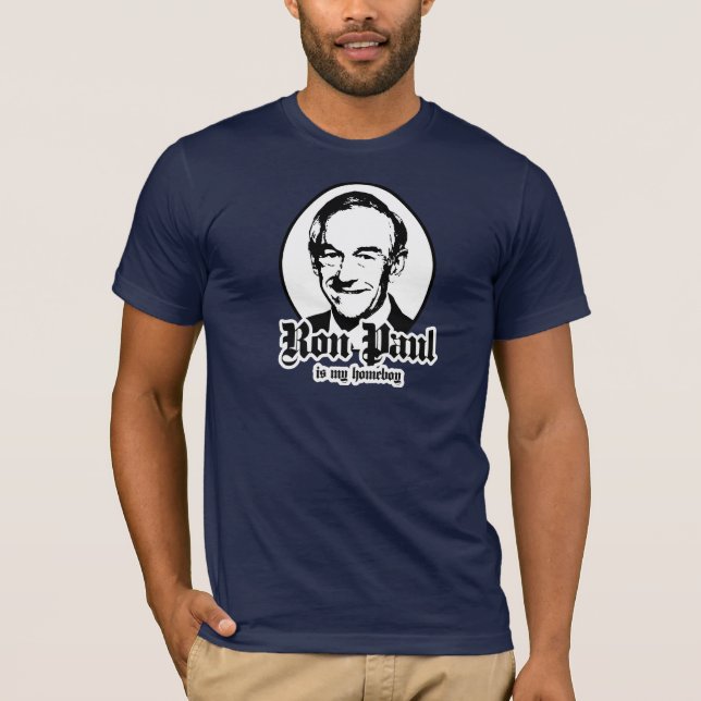 CAMISETA RON PAUL É MEU FICAR EM CASA (Frente)