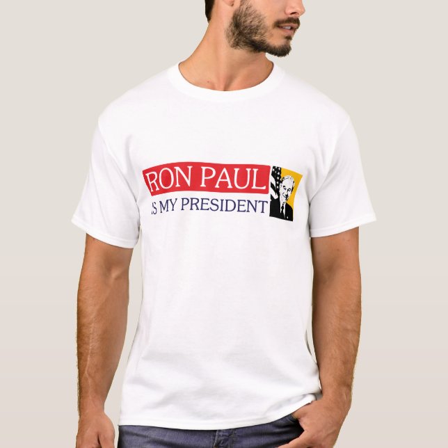 Camiseta Ron Paul é meu presidente (Frente)