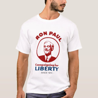 Camiseta Ron Paul - fazendo campanha para a liberdade desde