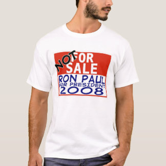 Camiseta Ron Paul não é para a venda