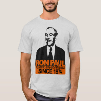 Camiseta Ron Paul - o governo grande de combate