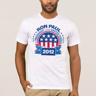 Camiseta Ron Paul para o presidente 2012