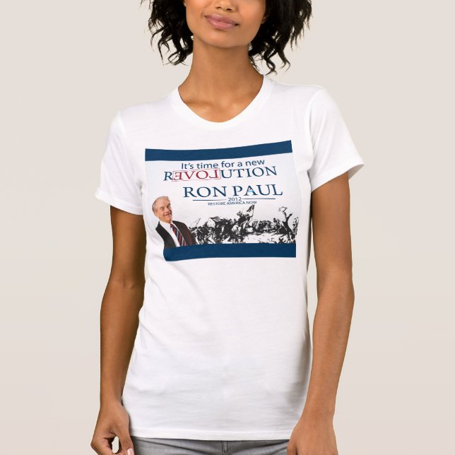 Camiseta Ron Paul para Presidente (Frente)