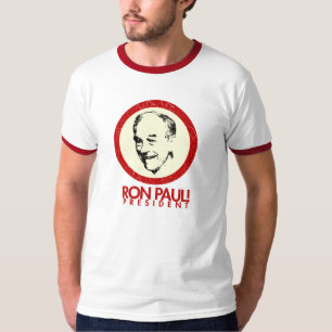 Camiseta Ron Paul retro para o presidente T-shirt