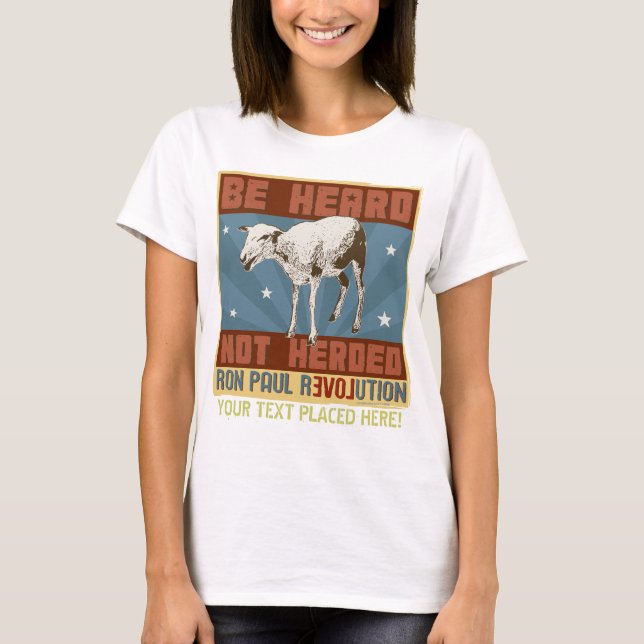 Camiseta Ron Paul, Shirt da Convenção (Frente)