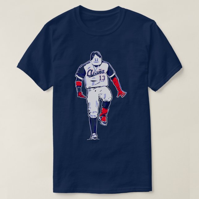 Camiseta Ronald Acuna Jr SuperPose (Frente do Design)