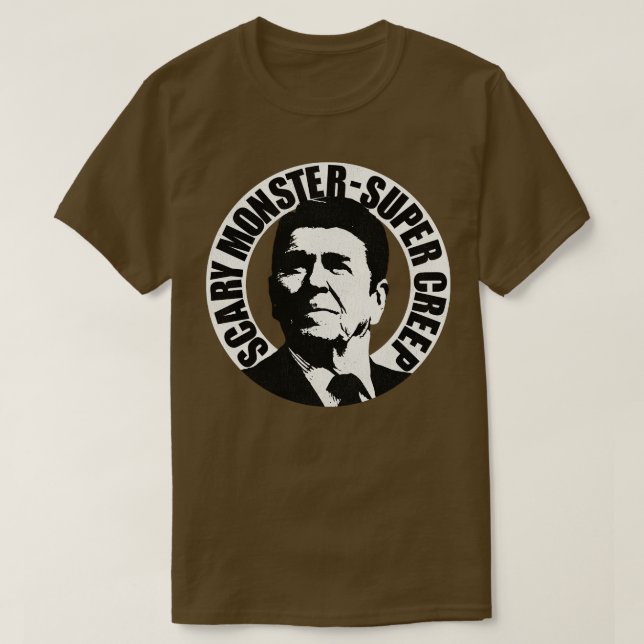 Camiseta Ronald Super MonsterSuper Creep Reagan (Frente do Design)