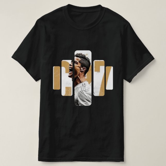 Camiseta Ronaldo Legacy – Estilo de Rua de Futebol (Frente do Design)