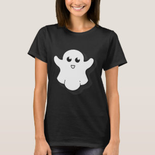 Camiseta Ronda Ghost Cute Ghost Halloween Spooky Season