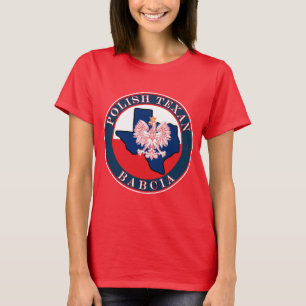 Camiseta Ronda Polonesa Texana Babcia