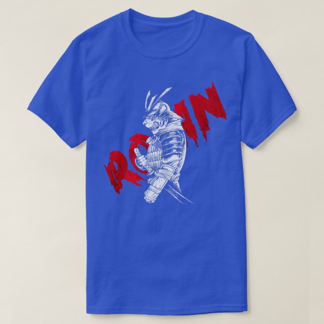Camiseta Ronin Japonês Samurai Ghost Demon Oni M (Frente do Design)