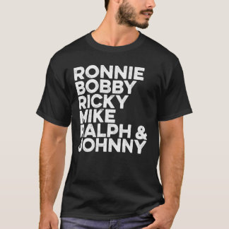 Camiseta Ronnie Bobby Ricky Mike Ralph e Johnny