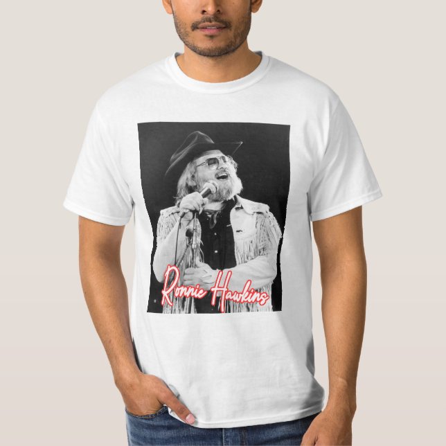 Camiseta Ronnie hawkins retro (Frente)