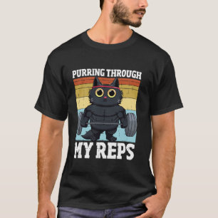 Camiseta Ronronando através do meu Kit de Exercícios de Gin