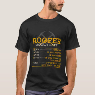 Camiseta Roofer de Taxa Horária