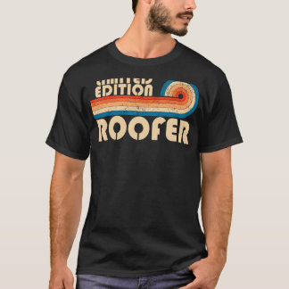 Camiseta ROOFER Funny Job Profissão de Título de Aniversári