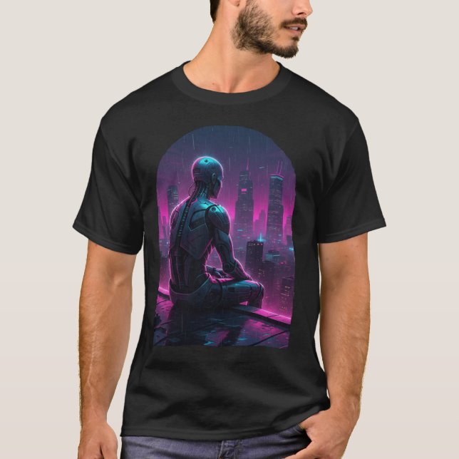 Camiseta Rooftop Android City Gaze (Frente)