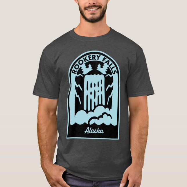 Camiseta Rookery Falls Alaska (Frente)