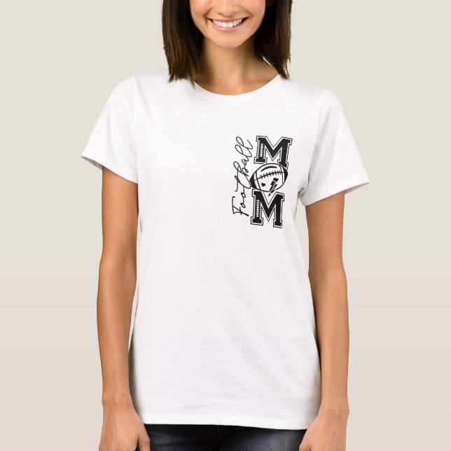 Camiseta Rookie, mãe de futebol primeiro aniversario do ano (Frente)