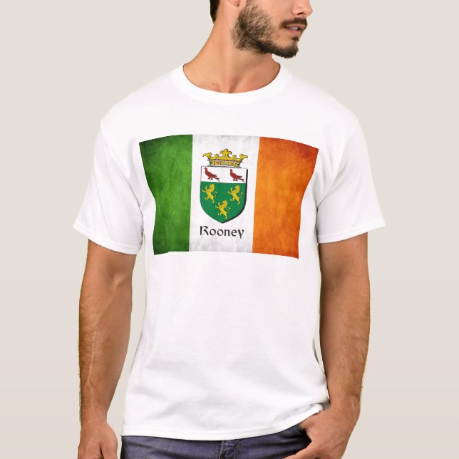 Camiseta Rooney Irish Flag (Frente)