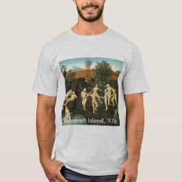 Camiseta Roosevelt Ilha, 1976, desaba o t-shirt
