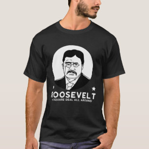 Camiseta Roosevelt Um Partido Progressista de Tratado Justo