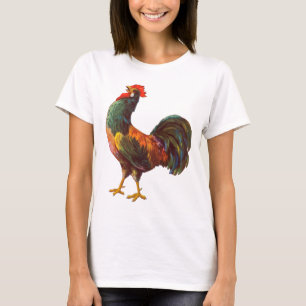 Camiseta Rooster Vintage Cochen Art