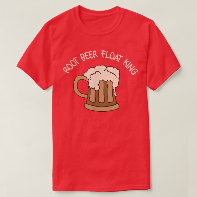 Camiseta Root Beer Float King Funny Beer  (Frente do Design)