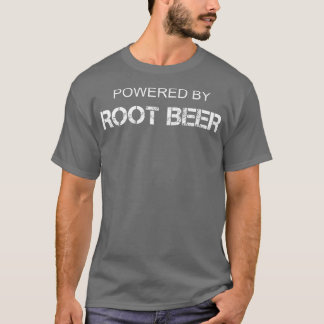 Camiseta Root Beer Lover Alimentado Por Cerveja Raiz