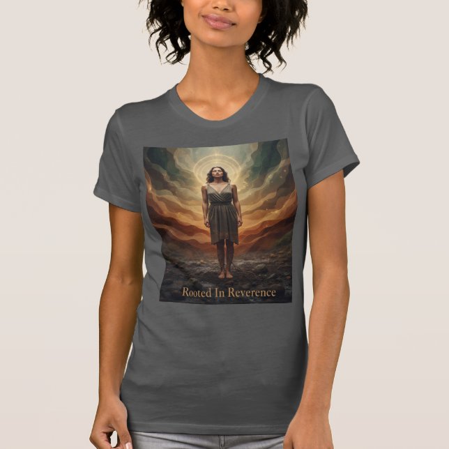 Camiseta Rooted In Reverence Sacred Grounding Art (Frente)
