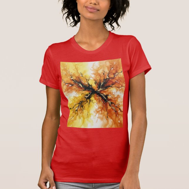 Camiseta Roots of Fire, Branches of Light (Frente)