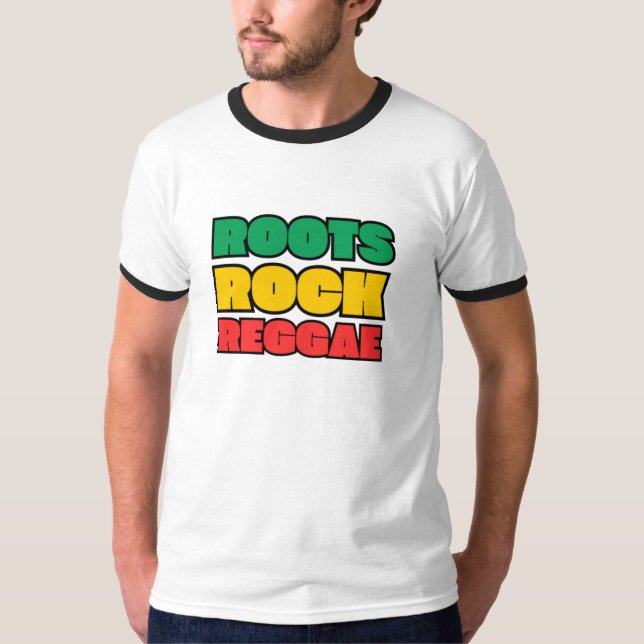 Camiseta Roots Rock Reggae  (Frente)