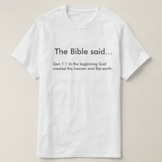 Camiseta Ropa con versículos de la biblia