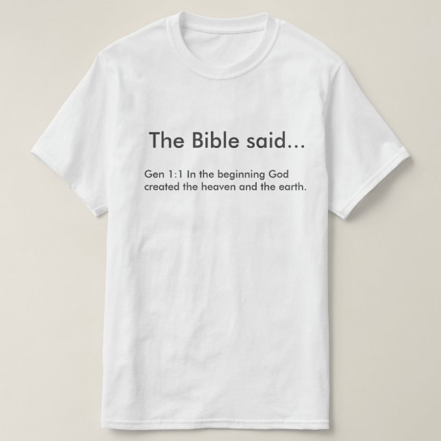 Camiseta Ropa con versículos de la biblia (Frente do Design)
