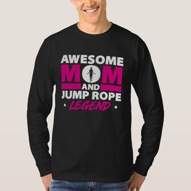 Camiseta Rope Jumping For Skipping Rope Hopper Jump Rope Fi (Frente)