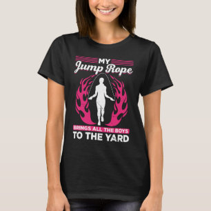 Camiseta Rope Jumping Para Ignorar O Corpo Hopper Jump Rope