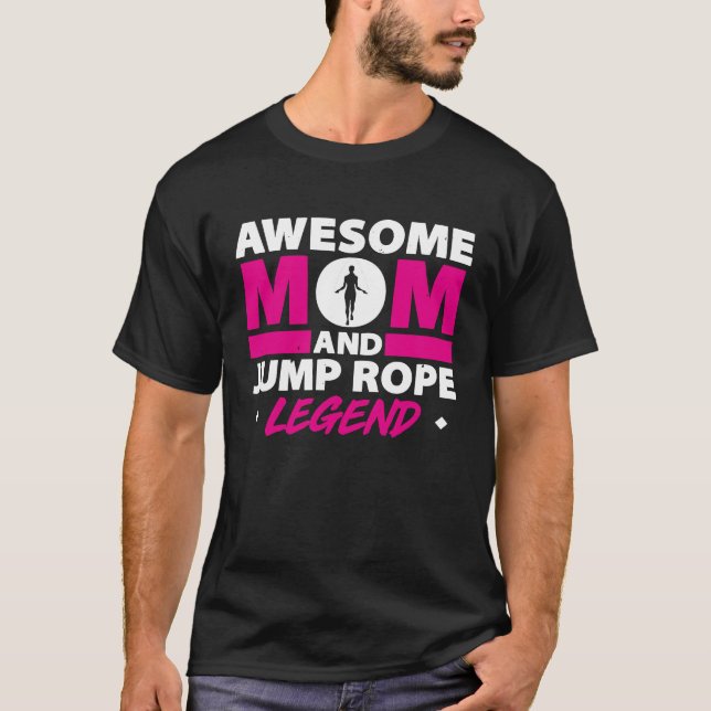 Camiseta Rope Jumping Para Ignorar O Corpo Hopper Jump Rope (Frente)