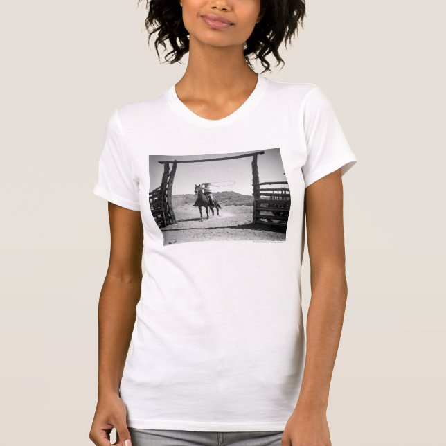Camiseta Roping do vaqueiro (Frente)