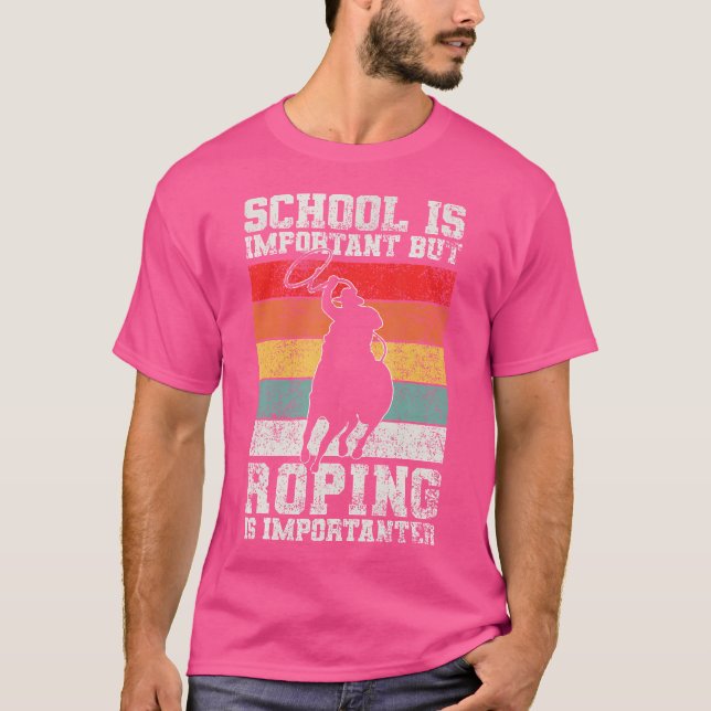 Camiseta Roping Rodeo Cowboy Roper (Frente)