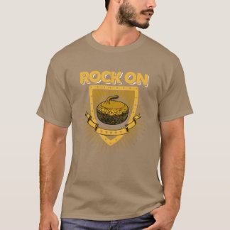 Camiseta Roque no Curling Esportes de Inverno Skip Bonspiel