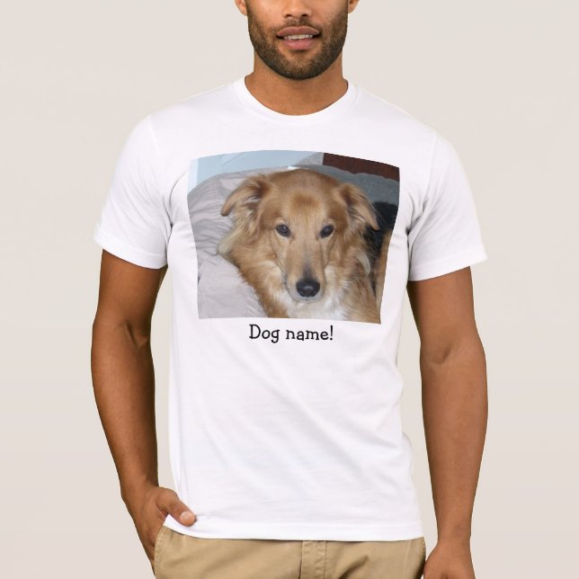 Camiseta RORR do "camisas unisex seu cão", cores claras (Frente)